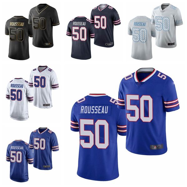 

buffalobillsmen women youth football gregory rousseau 50 2021 draft vapor limited jersey for royal white, Black;red
