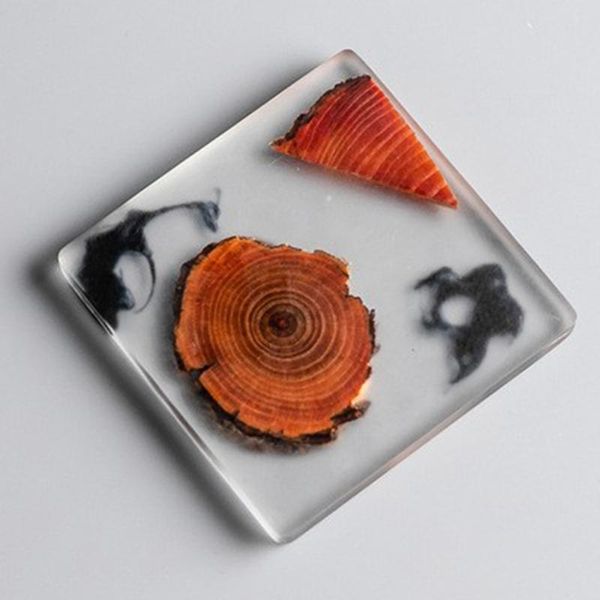 

mats & pads japanese-style solid wood tea resin insulation simplicity
