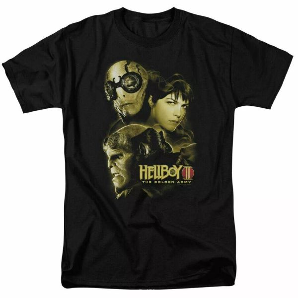 

hellboy 2 the golden army ungodly creatures t shirt mens licensed movie black, White;black