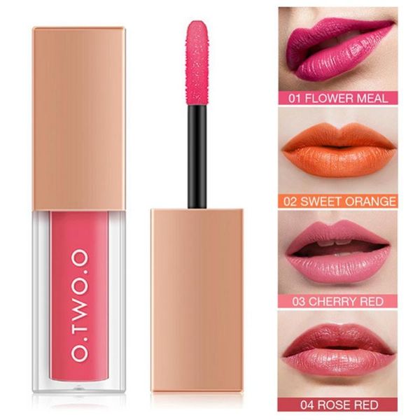 

lip gloss o.two.o dual use facial liquid blusher rouge moisturizing lipstick
