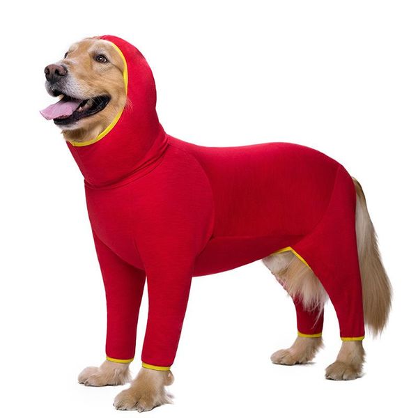 

super light big dog pajamas hooded four-legged jumpsuit suitable for all seasons high stretch all-inclusive waterproof b apparel