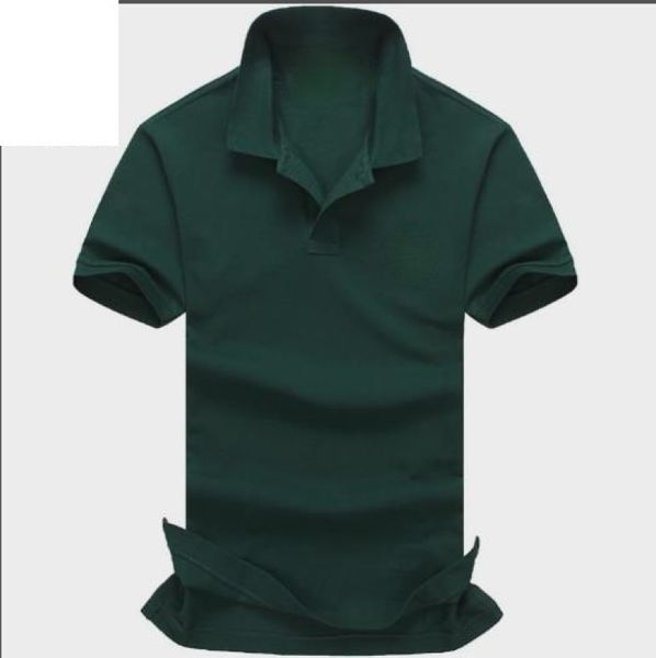 

qulogo616 pure color code loose leisurely men with short sleeves, White;black