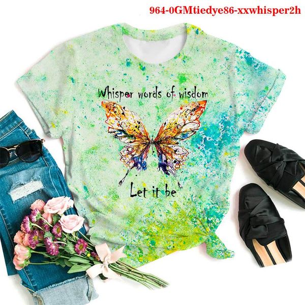 

men's t-shirts butterfly oversized t shirt print shirts graphic tshirts mens clothes 3d tiedye women plus size, White;black