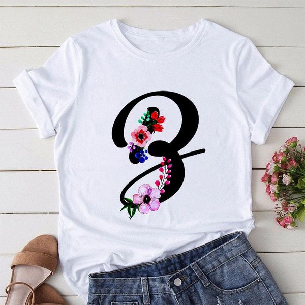 

women's t-shirt letter printed girl harajuku short-sleeved o-neck tees shirt female summer tee femme tshirt,drop ship, White