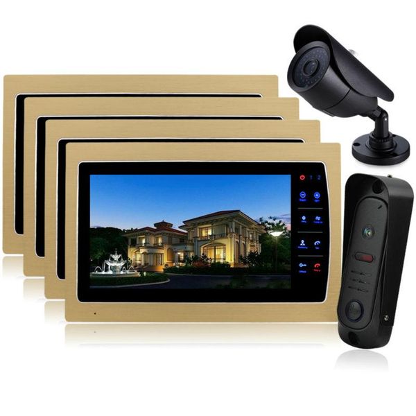 

homefong 10 inch video door phone recording hd 1200tvl1 ir night doorbell camera and handsmonitor intercom 1 cctv phones