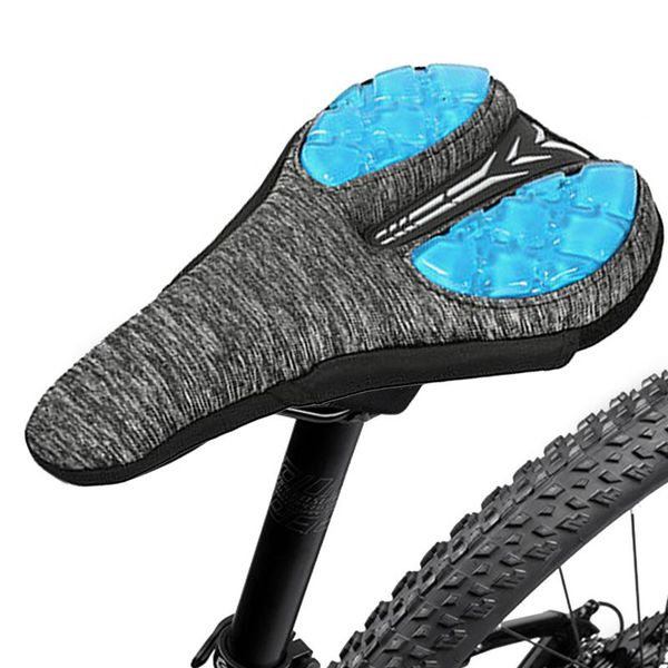 

soft silicone bicycle saddle cover absorption cycling seat mat comfortable cushion pad mtb mountain road bike saddles