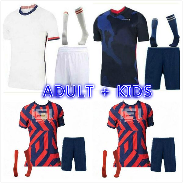 

adults and kids kit 2021 united states soccer jerseys 21 22 yedlin bradley national team wood dempsey altidore usmnt football shirt, Black;yellow