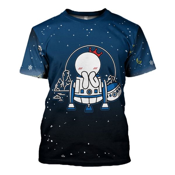 

alien pattern men 3d print t-shirt graphic optical illusion short sleeve party streetwear punk & gothic round neck summer, White;black