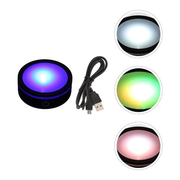

lamp holders & bases led holder colorful base round double-layer (battery)