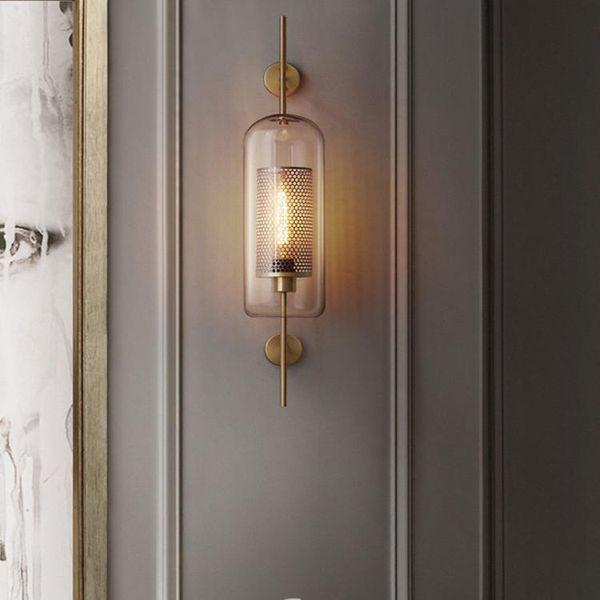 

wall lamp japan nicho de parede iron aisle bedroom living room luminaria