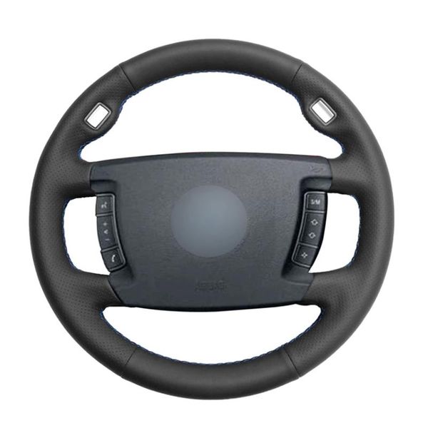 

steering wheel covers black artificial leather no-slip car cover for 7 series e65 e66 730li 740li 745li 750li 755ih 760li 2001-2008
