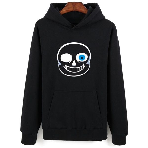 

men's hoodies & sweatshirts undertale sans fashion sweatshirt hoodie pullover boys girls long sleeve clothing mens casual streetwear co, Black