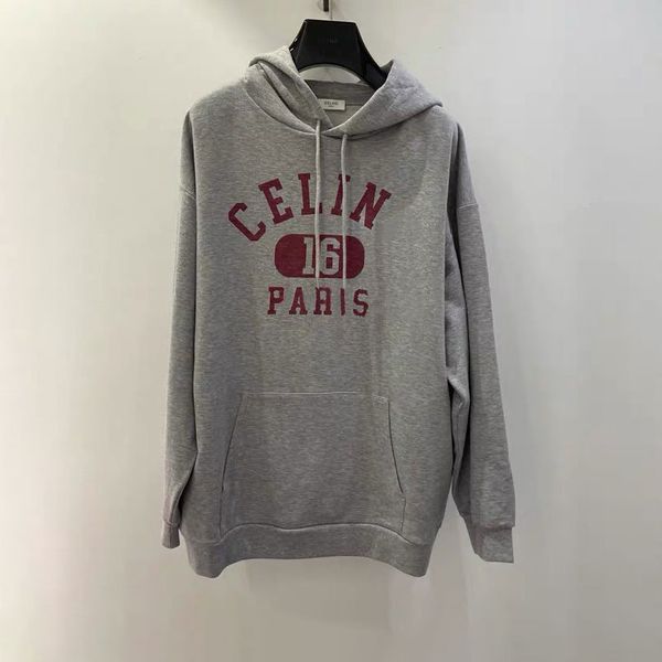 

brand hoodie cel16 gulinaza's same alphanumeric flocking print autumn 21 hooded long sleeve sweater gx2773, Black