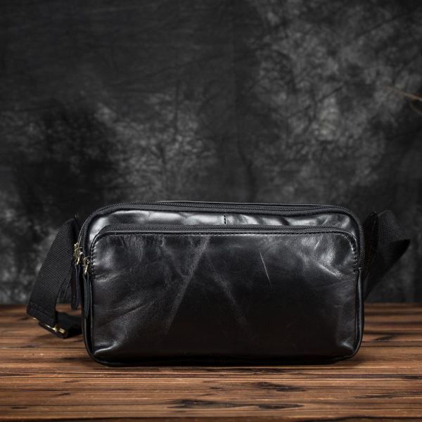 

quality leather men casual fashion brown travel fanny waist belt bag chest pack sling design bum phone case pouch male 621b bags