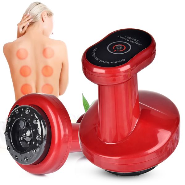 

electric cupping stimulate acupoint body slimming massager guasha scraping heat massage negative pressure acupuncture therapy