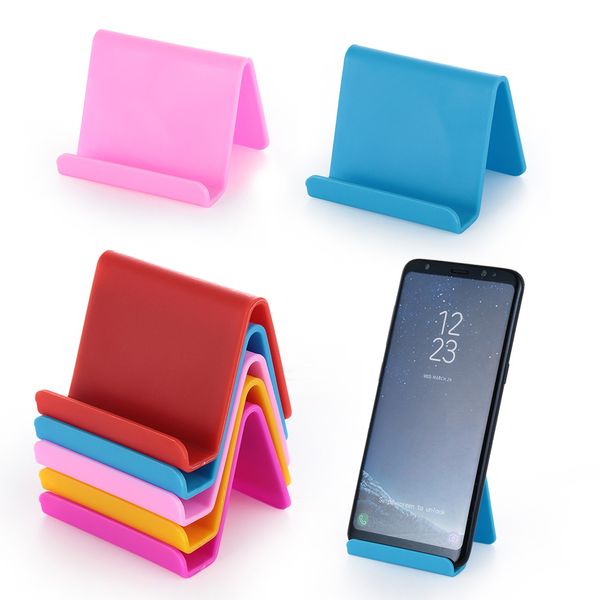 Candy Cor Universal Mini Telefone Inteligente Mesa De Mesa De Montagem Suporte Do Telefone Suporte Para Celular Tabuletas Tabuletas Lazy Bracket