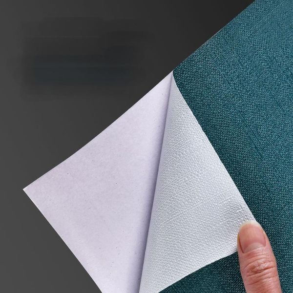 

wallpapers linen waterproof self adhesive wallpaper roll furniture cabinets decorative film wood grain stickers for diy home decor