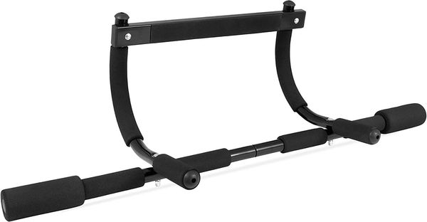 

multi-grip lite pull up/chin up bar, heavy duty doorway upper body workout bar for home gyms horizontal bars