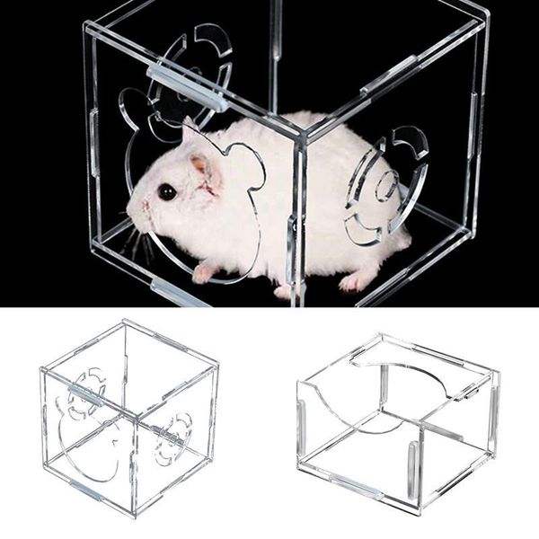 

small animal supplies 1pc hamster food bowl animals house pet feeding device for guinea pigs chinchilla hedgehog squirrel accessories