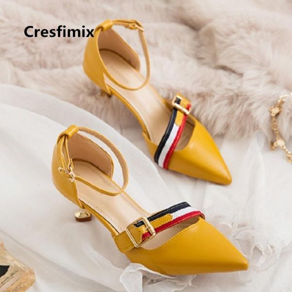 

cresfimix lady fashion classic comfortable spring high heel pumps women sweet summer shoes heels mujer tacones altos a5011 dress, Black