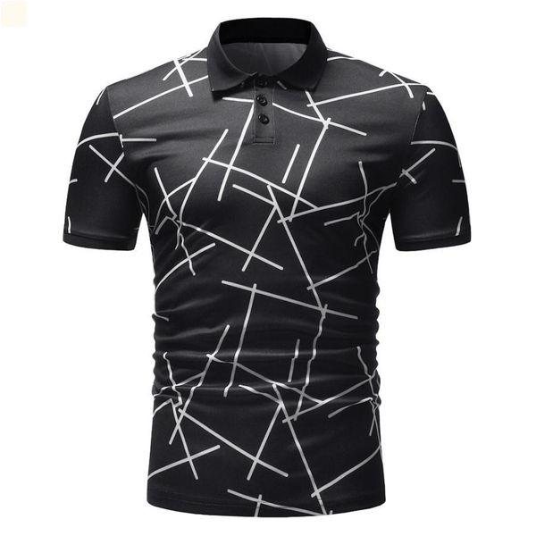 

hip hop crop classic designers mens polo t shirt luxurys t shirts men clothing male t-shirt collared dress black camisas de hombre summer 20, White;black