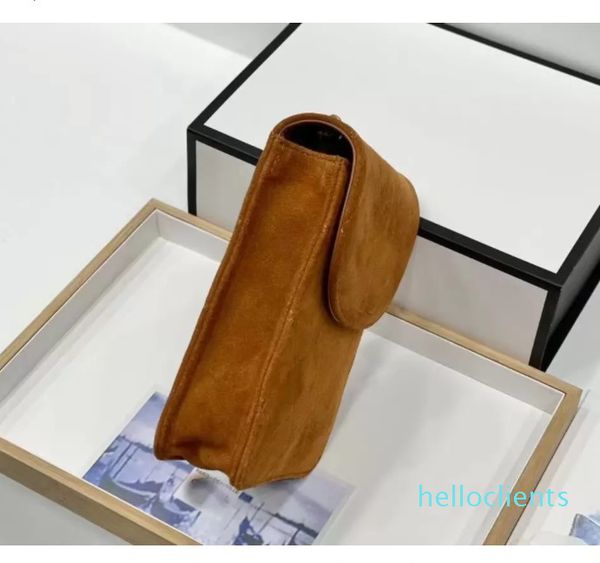 

luxury designers women mini bags suede autumn and winter new 20cm handbag messenger shoulder chain crossbody wallet tote designer