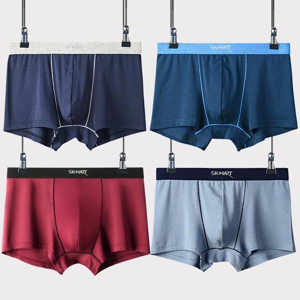 

underpants modal men's breathable boxer pants youth, Black;white