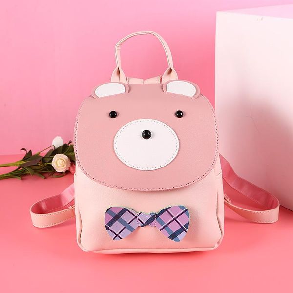 

10pcs/lot cartoon bear student school bag college style all-match backpack simple child storage multifunctional