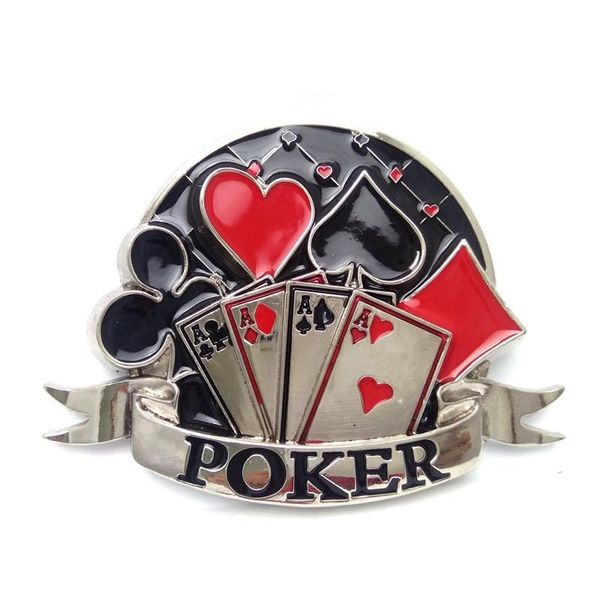 

plated bright white a poker metal belt buckle mens big for belts accessories custom clip, Black;brown
