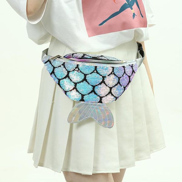 

waist bags brand fish tail bag waterproof chest belt fanny pack ladies belly xh65