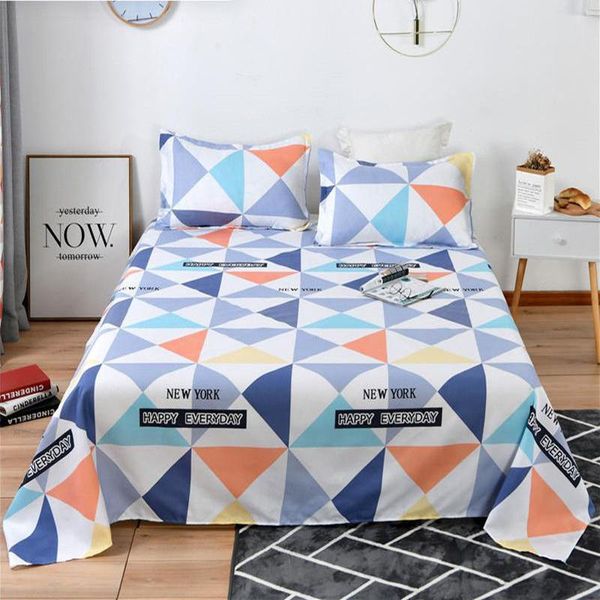 

sheets & sets moderns polyeste bedroom single double flat twin full queen king bed sheet home bedding coverlid bedspread cover
