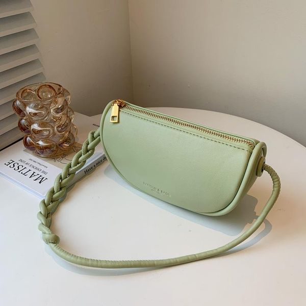 

evening bags 2021 summer female bag fashion shoulder casual pure color pu leather lady luxury designer