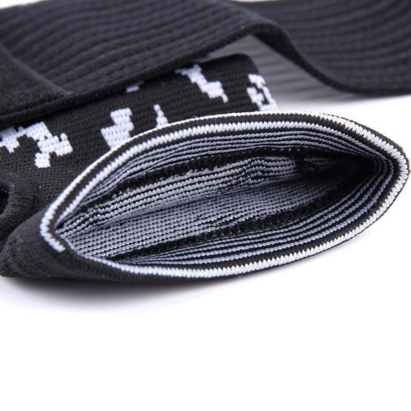 

1pc hand palm wrist support adjustable compression strap elastic for sport bowling rw, Black;red