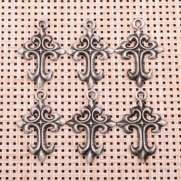 

charms antique silver plated, zinc alloy anchor-shaped metal pendant, for jewelry making, handmade diy necklace accessories, Bronze;silver