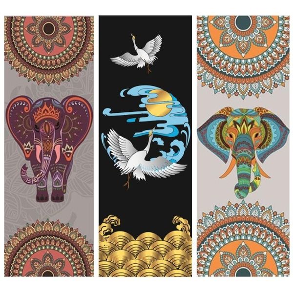 

yoga mats 36 styles 1.5mm non-slip mat ultrathin deerskin suede rubber lose weight exercise pilates pad 183*68cm