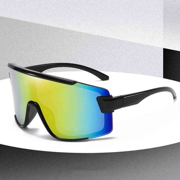 

sunglasses large-frame european american fashion men women outdoor uv400 riding windproof uv-proof, White;black