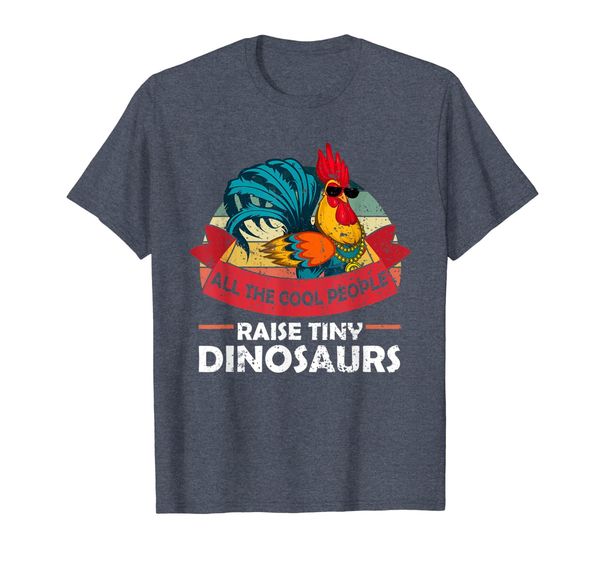 

all the people raise tiny dinosaurs funny chicken shirt gift t-shirt, White;black