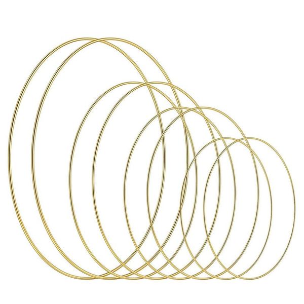 

pcs metal rings, diy wreath rings macrame for crafts, dream catcher, and home decor decorative objects & figurines