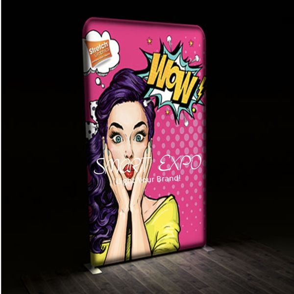 

flair backlit tension fabric stand advertising display 800*2280mm