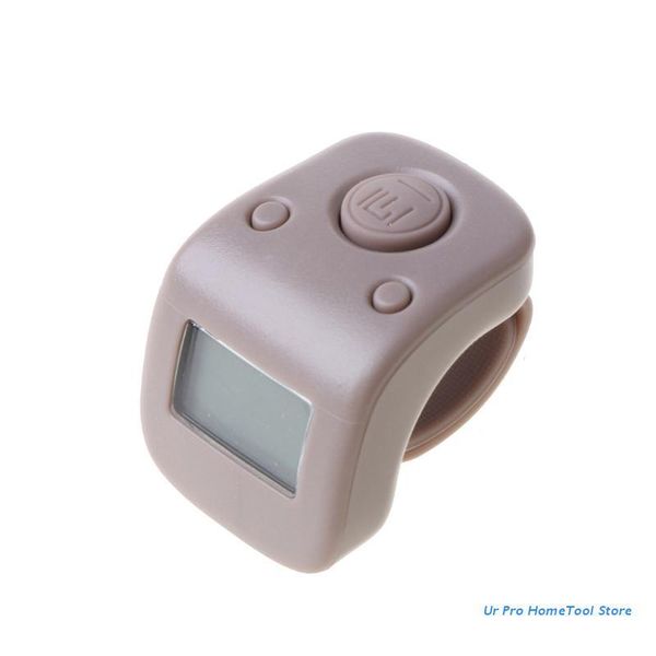 

timers digital lcd finger ring tally counter 6digit beads prayer clicker m17e