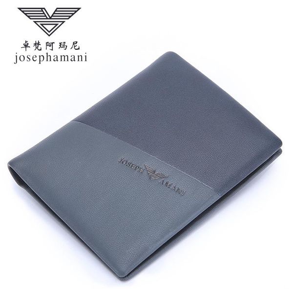 

wallets leisure portfel high-quality head layer cowhide men wallet high-end josephamani brand genuine leather, Red;black