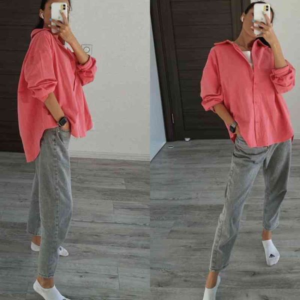 

women's jeans zhisilao vintage grey high waist straight pant for women loose cotton buttons harem female denim pantalon femme v1do, Blue