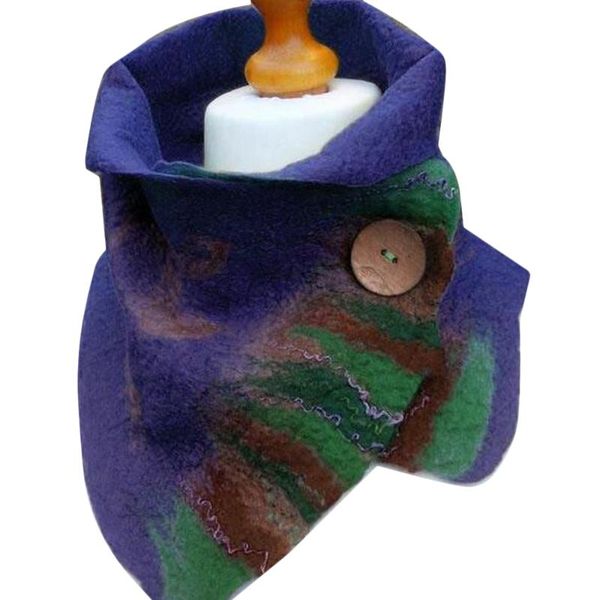 

scarves button scarf women printed winter warm accessories female wrap, Blue;gray