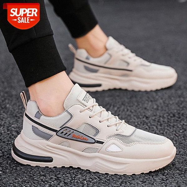 

summer men's shoes korean fashion trend casual old ins breathable mesh sports trendy #ge5b
