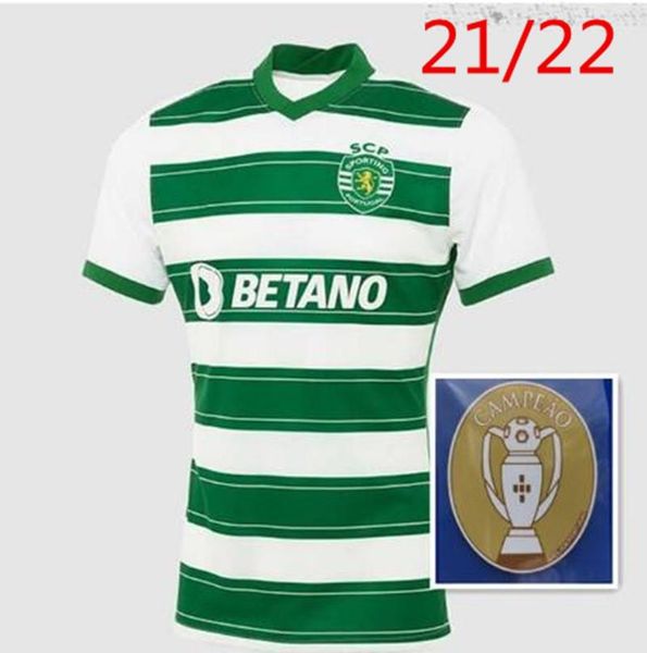 

men's casual shirts camisola de futebol desportiva cp 2021 2022 lisboa vietto coates acuna sporar phellype, White;black