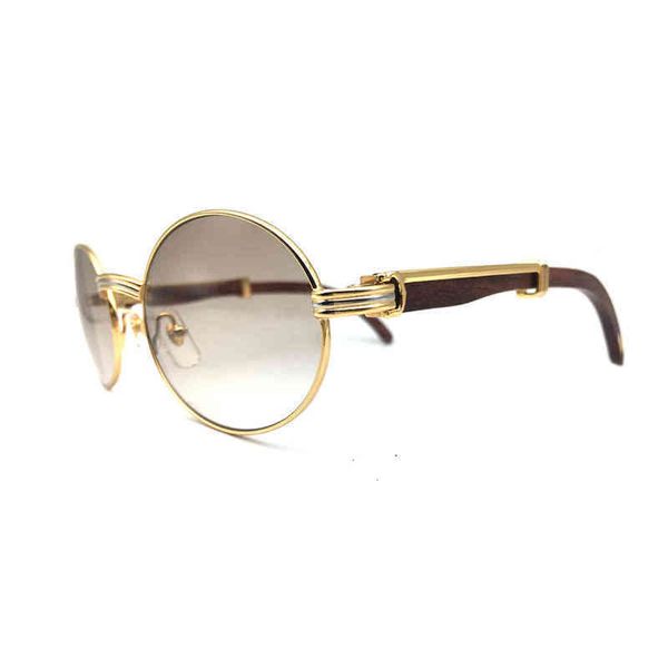 

2022 factory wholesale new model wood vintage sun glass retro round frame glasses wooden sunglass parka men eyewear fci7 sunglasses, White;black