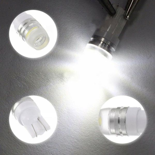 

car headlights 20pcs set t10 led bulb w5w high power dome light super white pure