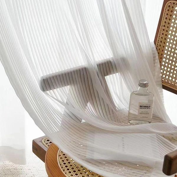 

curtain & drapes white tulle window chiffon vertical blinds for living room bedroom sheer curtains striped drape screen