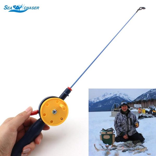 

40cm 47g ice fishing rod winter with reel outdoor sport fish tackle pole pesca conveniently carrying boat rods