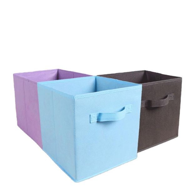 

canvas desk storage box sundries toy basket waterproof office supplies organizer made of cloth material baskets